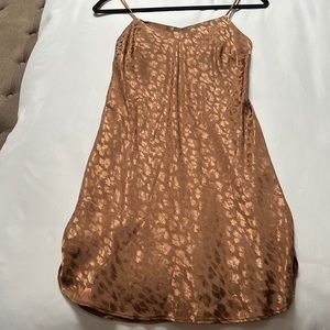 Brown cheetah print dress!
